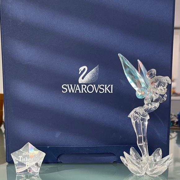 SWAROVSKI Crystal Figurine Disney Limited Edition 2008 Tinkerbell - Picture 1 of 6
